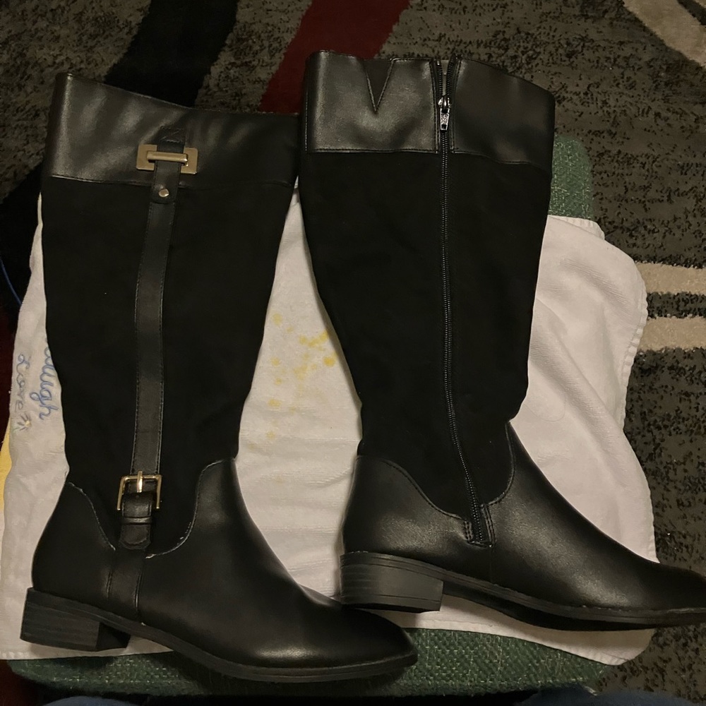Brand new Karen Scott black boots size 7.5 WC